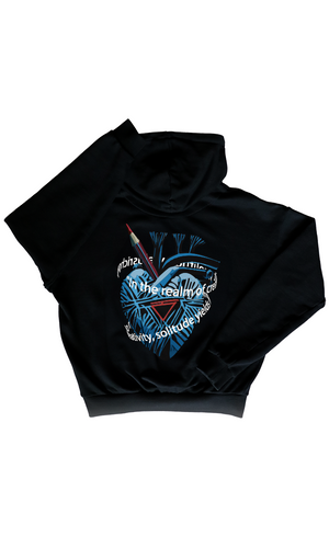 Creative Heart - Hoodie Schwarz