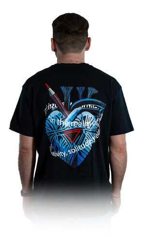 Creative Heart - Tee Schwarz